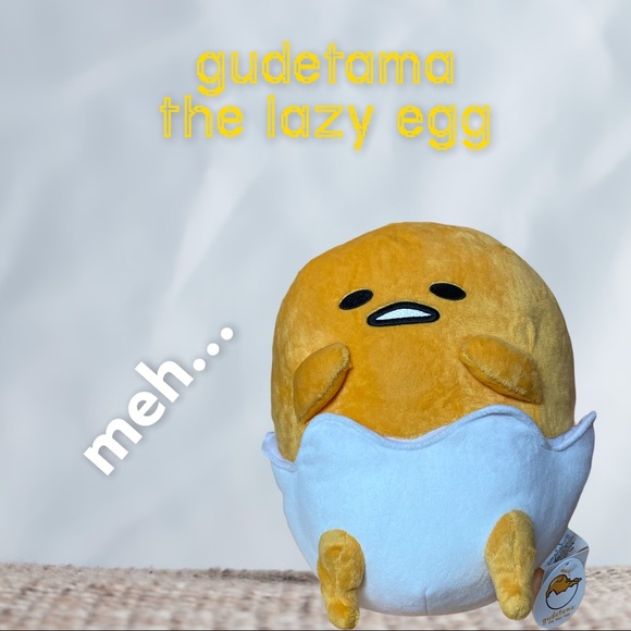 Sanrio Other - Gudetama The Lazy Egg 10” Plush Doll